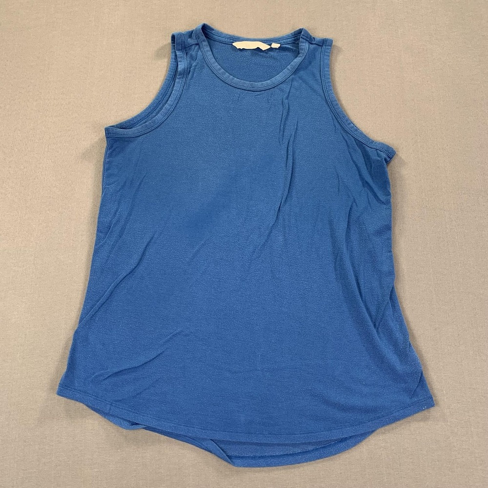 Athleta Tank Top Womens Small Blue Modal Blend Athletic Workout Sleeveless Soft - Picture 2 of 11